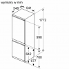 Lodówka do zabudowy Bosch Serie 2 KIN86NSE0