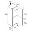 Lodówka LIEBHERR CBNc 5223 Plus rysunek techniczny