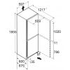Lodówka LIEBHERR CNbdb 5223 Plus rysunek techniczny