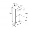 Lodówka LIEBHERR CNbdc 573i Plus rysunek techniczny