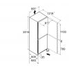 Lodówka LIEBHERR CNgwc 5723 Plus rysunek techniczny