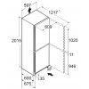 Lodówka LIEBHERR CNsfc 573i Plus rysunek techniczny