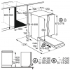 Zmywarka Electrolux KEGB7320L - rysunek montażowy