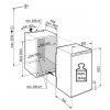 Chłodziarka Liebherr IRBbi 4050 rysunek techniczny