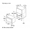 Kuchenka mikrofalowa Bosch BFR 634GB1 - schemat zabudowy