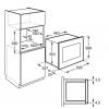 Kuchenka mikrofalowa Electrolux LMS4253TMK - rysunek montażowy
