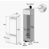 Lodówka Samsung BRB 30602FWW - schemat zabudowy