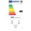 Lodówka Gorenje NRS8182KX - etykieta energetyczna