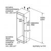 Lodówka Siemens KI 86NVSF0S - schemat zabudowy