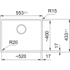 Zlewozmywak Franke Maris MRG 110-52 rysunek 1