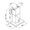 Okap Globalo NIDARO 60.3 - rysunek techniczny