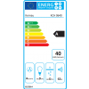 Okap wyspowy Kernau KCH 0640 - etykieta energetyczna