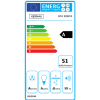 Okap Kernau KCH 3060 B - etykieta energetyczna