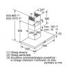 Okap kominowy Siemens LC 97BHM50 - schemat zabudowy