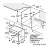 Piekarnik Bosch HBG 636LB1 - schemat zabudowy