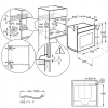 Piekarnik Electrolux EOB7S31V - schemat instalacji