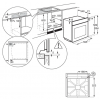 Piekarnik Electrolux EOC8P31Z - schemat instalacji