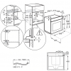 Piekarnik Electrolux KOAAS31WT - rysunek techniczny