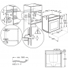 Piekarnik parowy Electrolux KOBBS39WX - schemat instalacji