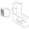 Piekarnik Gorenje BPSA6747A08WG - schemat zabudowy