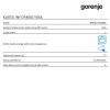 Piekarnik Gorenje BPSA6747A08BG - karta produktu