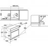 Piekarnik Whirlpool W11IOM14MS2H - rysunek techniczny