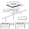 Płyta indukcyjna electrolux EIT61443B - schemat zabudowy