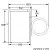 Pralka BOSCH WAV 28M92 PL - rysunek techniczny