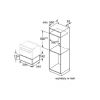Szuflada grzewcza Siemens BI510CNR0 - rysunek techniczny