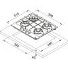 Płyta gazowa Franke Maris FHMA 604 3G DC XS C