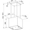 Okap wyspowy Franke Mercury FME 407 XS Stal szlachetna