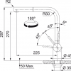 Atlas Neo pull-out Czarna stal szlachetna ,7612985552646,115.0550.427