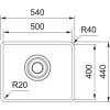 Zlewozmywak Franke Maris Quiet MQX 110-50