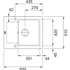 Zlewozmywak Franke  Maris MRK 611-62 odwracalny onyx