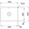 Zlewozmywak Franke Kubus KBK 110-50 onyx