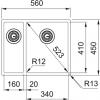 Zlewozmywak Franke Box BXX 260/160-34-16