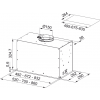 Okap szafkowy Franke Box Flush Premium FBFP BK MATT A70 czarny mat