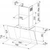 Okap ścienny Franke AQ Sense FVAS A80 BK