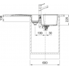 Zlewozmywak Franke Urban UBG 651-100 odwracalny czarny mat