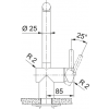 Atlas Neo pull-out Czarna stal szlachetna ,7612985552646,115.0550.427