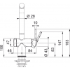 Franke Active L Twist pull-out Stal optyczna,7612986056884,115.0653.505