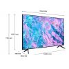 Telewizor Samsung UE 50CU7172U 50 cali 4K Smart TV wymiary