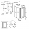 Winiarka Electrolux ERW0 673AOA - schemat zabudowy