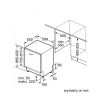 Zmywarka Bosch SBH 4HVX31E - schemat zabudowy