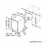 Zmywarka Bosch SPV 4EKX20E - schemat zabudowy