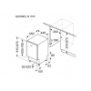 Zmywarka Siemens SR 93EX28ME - schemat zabudowy