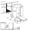 Zmywarka Electrolux KEGB9410W - schemat zabudowy