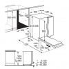 Zmywarka Electrolux KEMB 9310L - schemat zabudowy