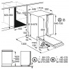 Zmywarka Electrolux KEQC3100L - schemat zabudowy