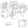 Piekarnik Electrolux KODEC75X - schemat zabudowy